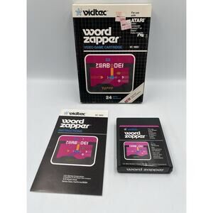 Atari 2600 Word Zapper Complete in Box With Manual, Tested